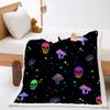 Blanket Skull Butterfly Blanket Digital Printed Lamb Fleece Crystal Fleece Blanket