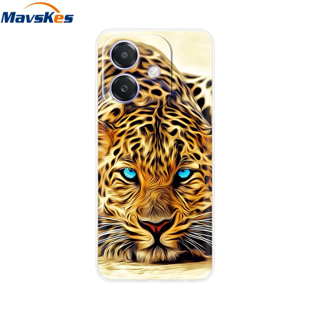 Oppo A3x A3 4G 5G Kılıfı CPH2669 Boyalı Çiçekli Kapak Darbeye Dayanıklı Telefon Kılıfı Oppo A3x OppoA3 OppoA3x İçin Yumuşak TPU Kılıflar Kılıf
