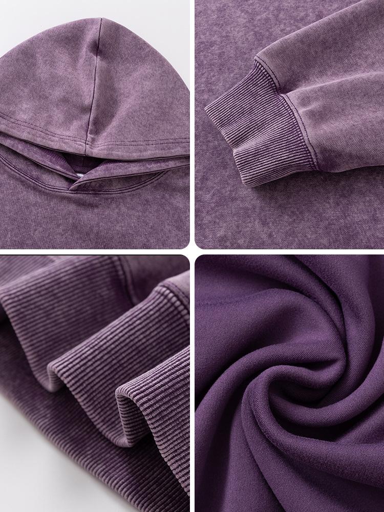 Men's Custom Embroidered Cotton Hoodie - Loose, Thick & Washable