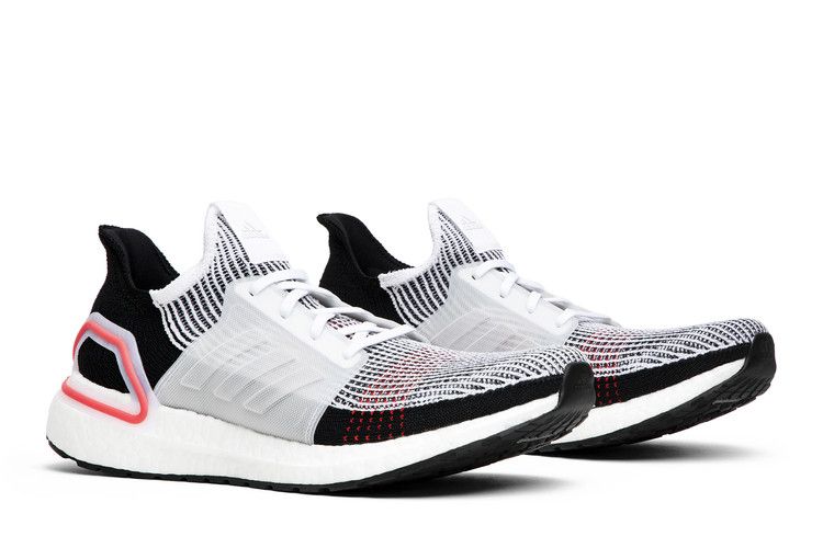 adidas Ultra Boost 2019 Cloud White Active Red Men's Sneakers
