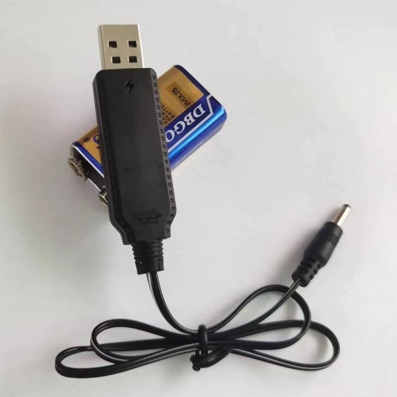 3.7V USB DC Charging Cord 3.5mm Plug Charge Line with Power Off Indicator 1/5Pcs Anti-break for Daily Long-term Use