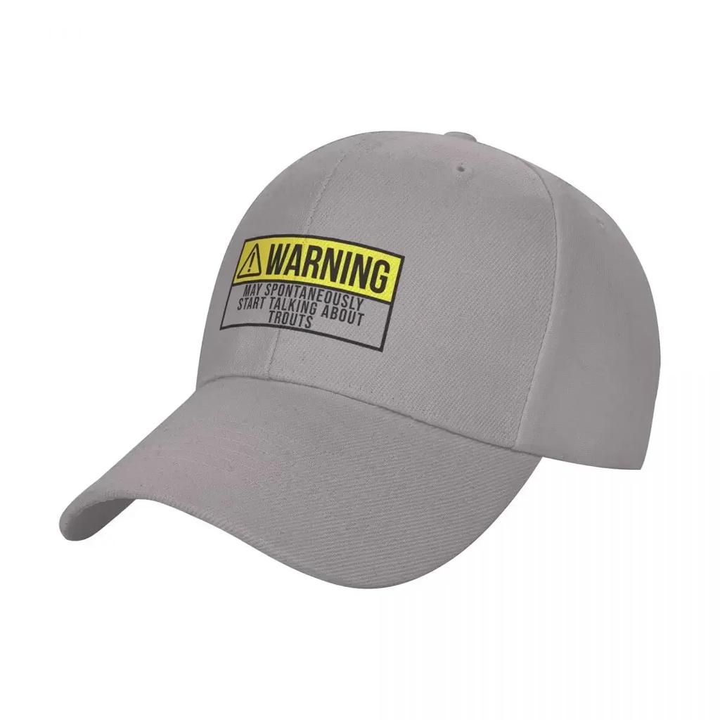 May Spontaneously Start Talking About Trouts Baseball Cap western Hat Fashion Beach Men Women's