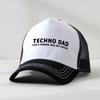 Novelty Techno Dad Father Baby Music Life Hat Summer Unisex-Teens Kpop Design Mesh Breathable Snapback Cap