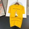Lustiges Sommer-Top Qualität Bananen-Print Herren T-Shirts Rundhalsausschnitt Atmungsaktive Oberteile Modal Bequemes T-Shirt Herren Kurzarm-Tees
