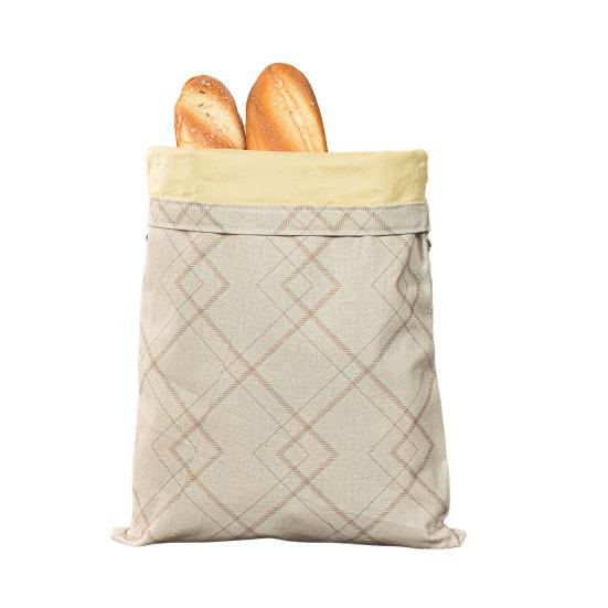 

Bread Bag Large Beeswax Lining And Cotton Natural Bread Storage Bag Keeps Bread Fresh Longer Breathable Moisture Barrier Reusable Bread C