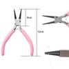 Cute Pink Color Handle Anti-slip Splicing and Fixing Jewelry Pliers Tools & Equipment Kit for DIY Jewelery Making Needlework