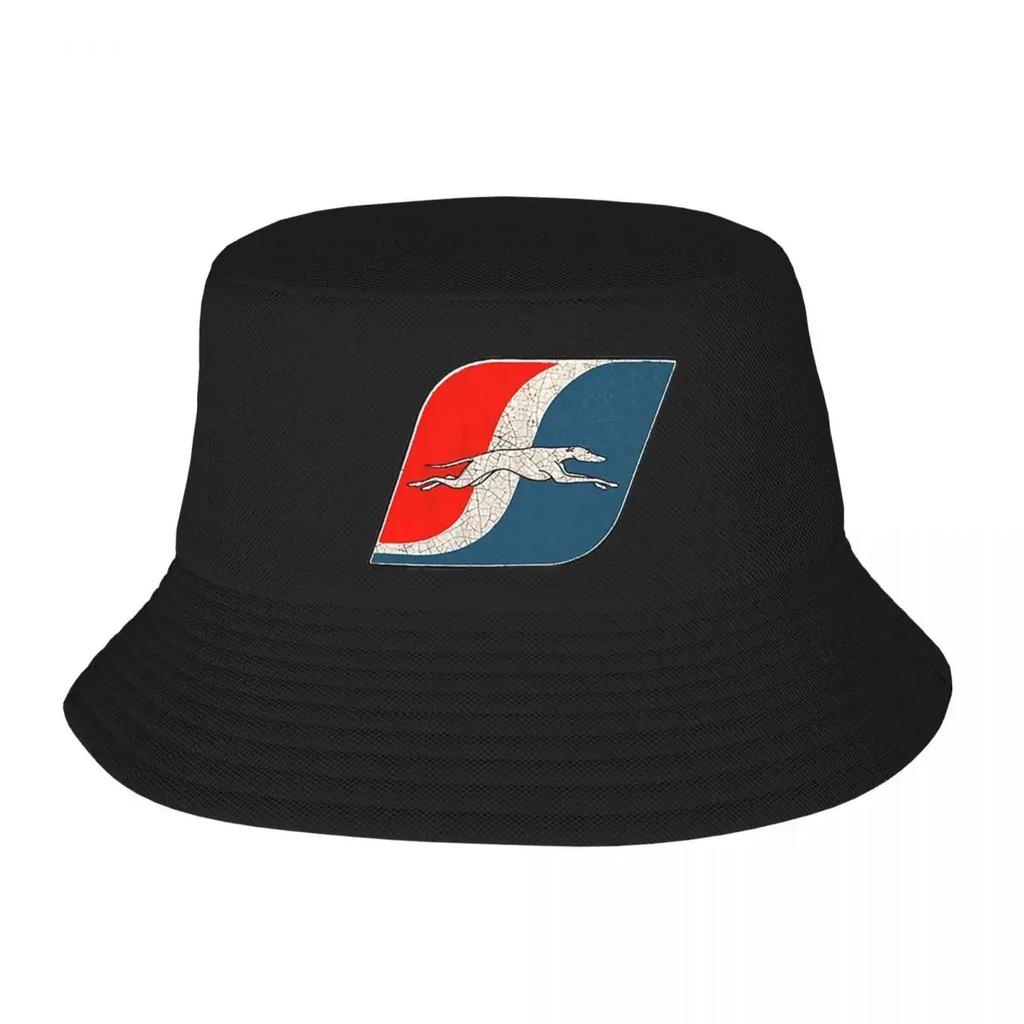 Greyhound Blue Bus Logo Eimerhut Panama Für Kinder Bob Hüte Outdoor Cool Fischer Sommer Angeln Unisex Kappen
