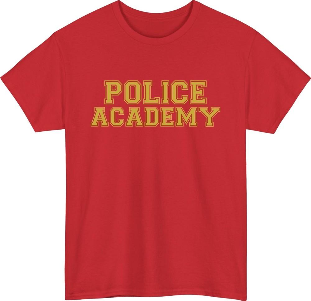 Police Academy Retro 80s Comedy Movie TShirt Vintage Movie Lover Gift Tee Top S
