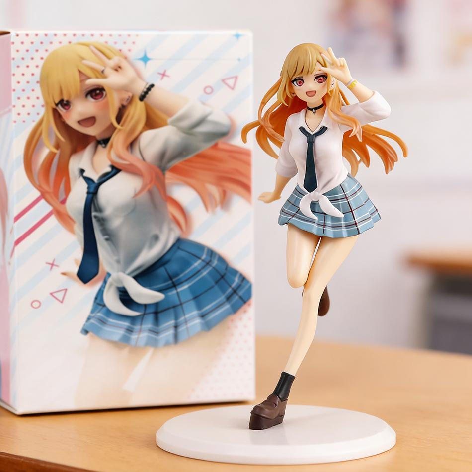 Подарунок Нове Аніме My Dress-Up Darling Кітаґава Марін Ліз Настільний Милий Шкільна Форма Модель ПВХ Фігурка Дії Колекційна Іграшка