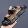 Fashion New Trend Mens Beach Shoes Quick Dry Male Slippers Summer Outdoor Non-Slip Men Half Drag Leisure Walk Sandals Stylish Flip-flops