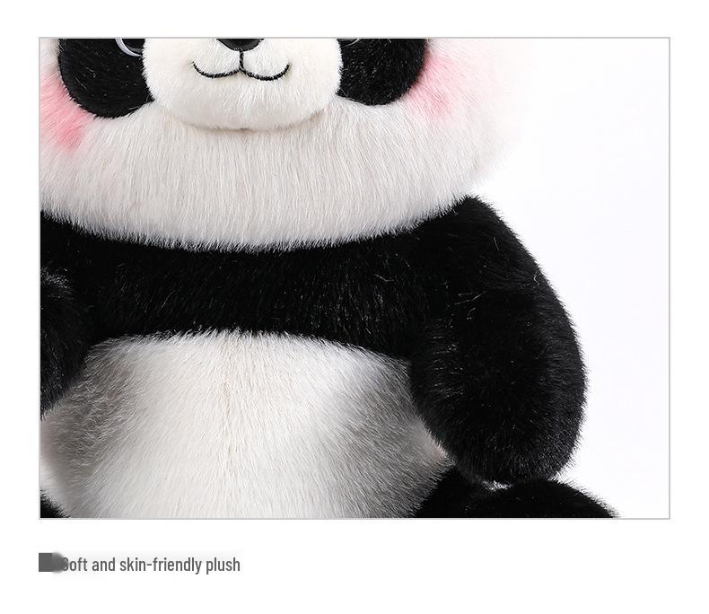 Soft Sitting Panda Plush Toy Doll - Cute Birthday Gift