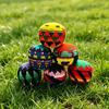 Conjunto de Bolas de Malabarismo Tricotadas à Mão Yousheng Hacky Footbag de Crochê para Crianças Adultos Padrões Mistos Coloridos Bola Sensorial de Crochê para Brincadeiras ao Ar Livre Festa
