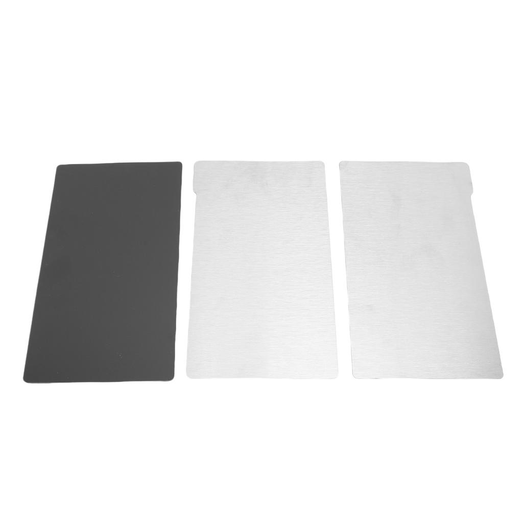 2 Pcs 3D Printer LCD Build Plate Suitable for Photon Mono 4 163x90mm Flexible Build Plate with Soft Magnetic Base