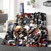 1Pc Michael Jackson Collage Blanket Soft Throw Blanket For Home Bedroom Bed Sofa Travel Office Solid Christmas Blanket