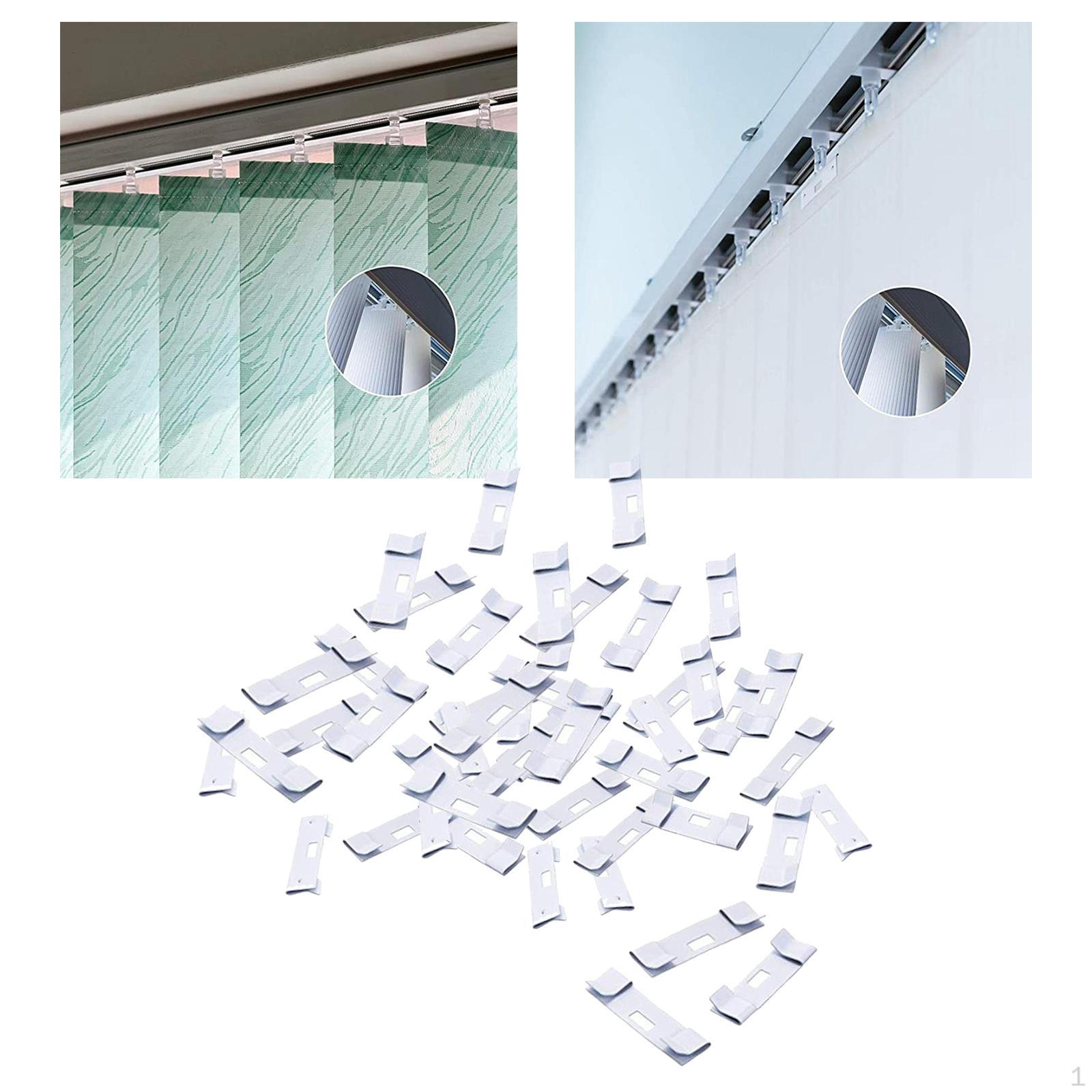 

Vertical Blind Repair Clip Tab, Window Replacement, White (12)