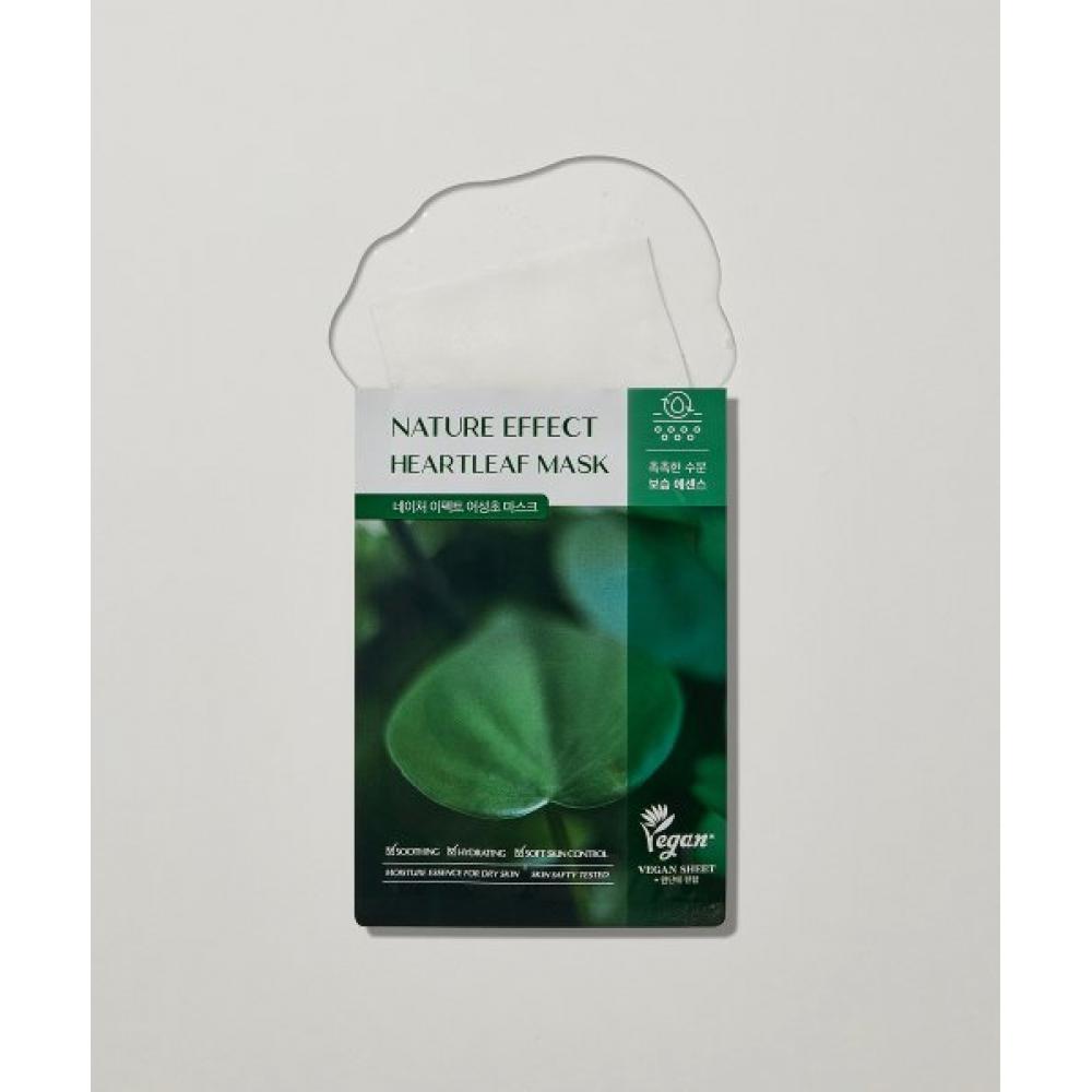 Leaders Cosmetics Leaders Nature Effect Houttuynia Cordata Mask 10 Sheets