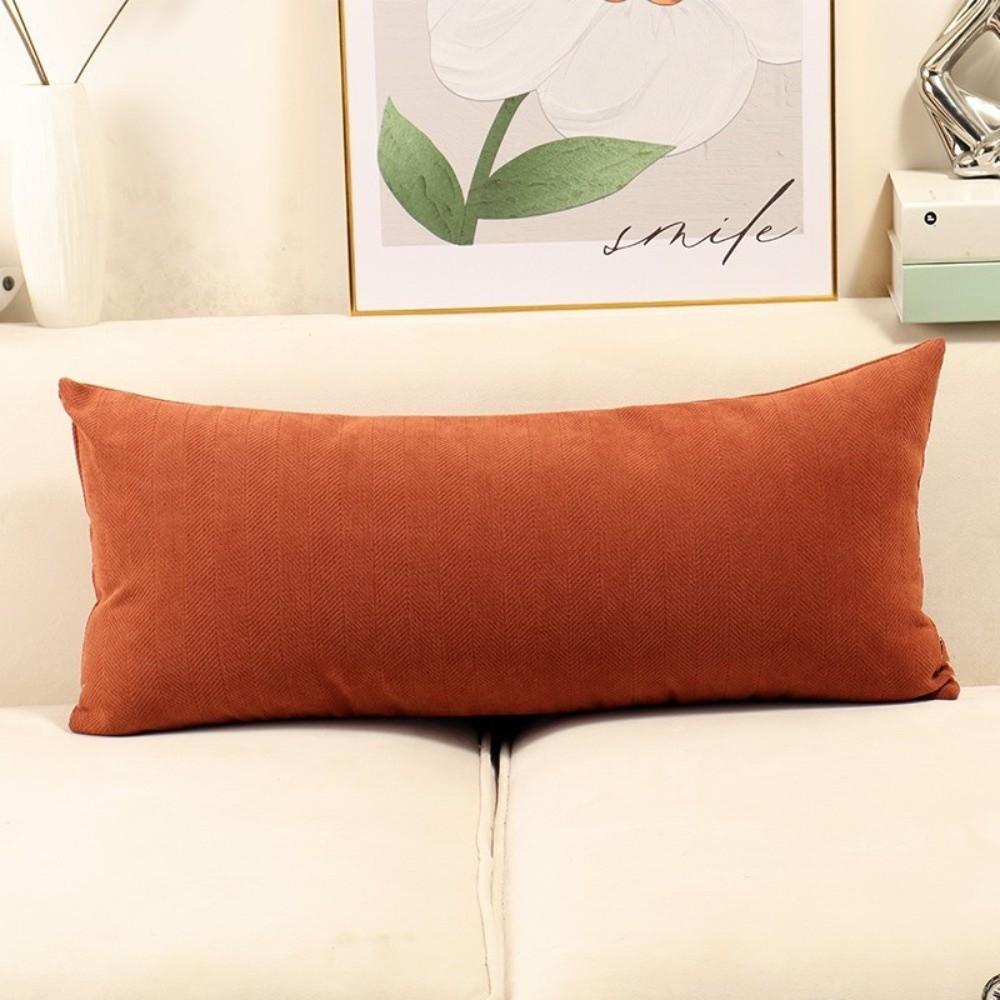 35*90cm Long Pillow Cover Soft Fabric Pillowcase Covers Nordic Lumbar Pillow Cover Home