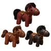Horse Doll Pendant Faux Leather Pony Keychain Cute Animal Keyring Versatile Bag Charm for Keys And Accessories