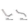 0/45/90/180 Degrees L S Type Aluminum Tube Universal 76mm 3.5inch Cold Air Intake Pipe for Racing Car Turbo High Flow