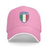ITALY Baseball Cap Shield Shaped National Flag Pattern Fitted Retro Men Women Hip Hop Hats Hot Sale Hunting Camping Caps