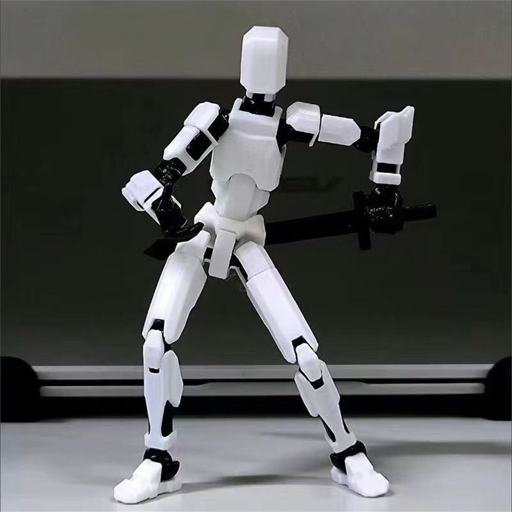Figures Toys 3D Printed Mannequin Model Doll Shapeshift Robot Movable Robot  Parent-children