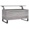  Coffee Table, Grey Sonoma Oak, 90x44.5x45 Cm
