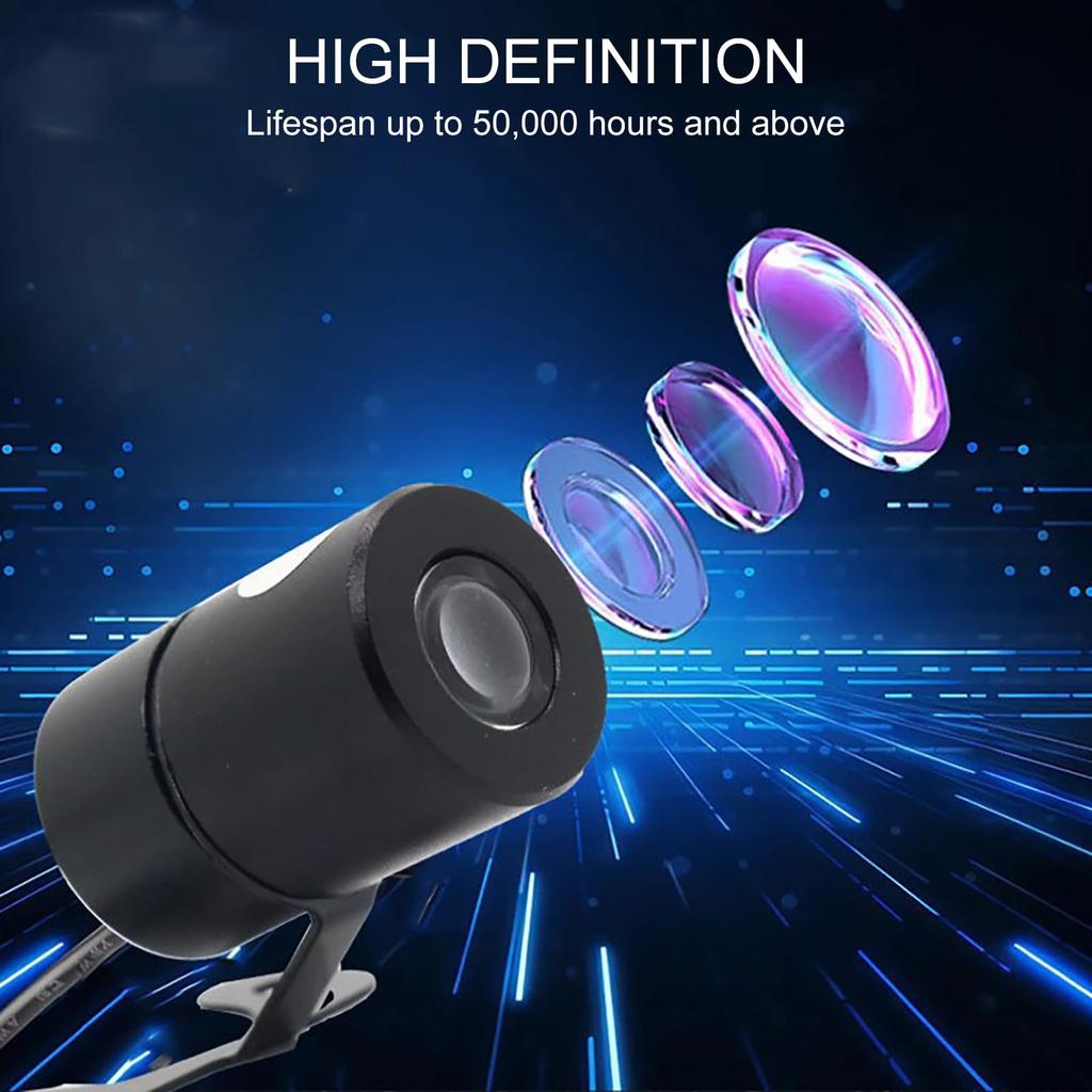 Motorcycle Wing Projector Light, Angel Wing Light for Motorcycle | Decorative Ambient Lamp Angel