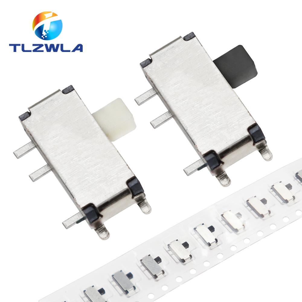 50 Stück Mini 7-Pin Ein/Aus 1P2T SPDT MSK-12C02 SMD Kippschiebeschalter für MP3 MP4