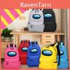 Among Us Spiel Schulterrucksack mit Kette für Kinder und Jugendliche Jungen Mädchen Schul- und Reiserucksack