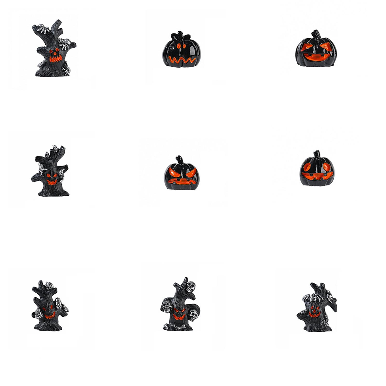 

Хэллоуинские украшения, Демоны деревьев, Микроландшафтные орнаменты, Забавные тыквы, Ужасающие призраки, Украшения для настольной сцены One Size