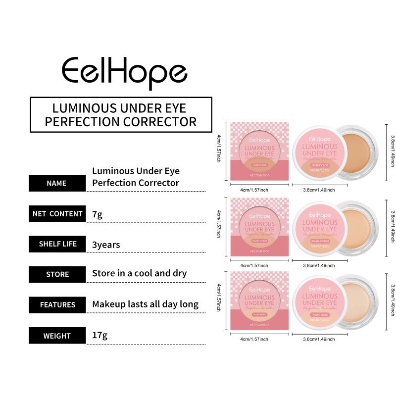 Bambucké máslo Oční korektor Krytí Tmavé kruhy Udržuje hydrataci Rozjasnění pleti Voděodolný Make-up pod oči Korektory