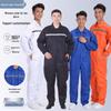 Reflective Long-Sleeve One-Piece Workwear for Mechanics