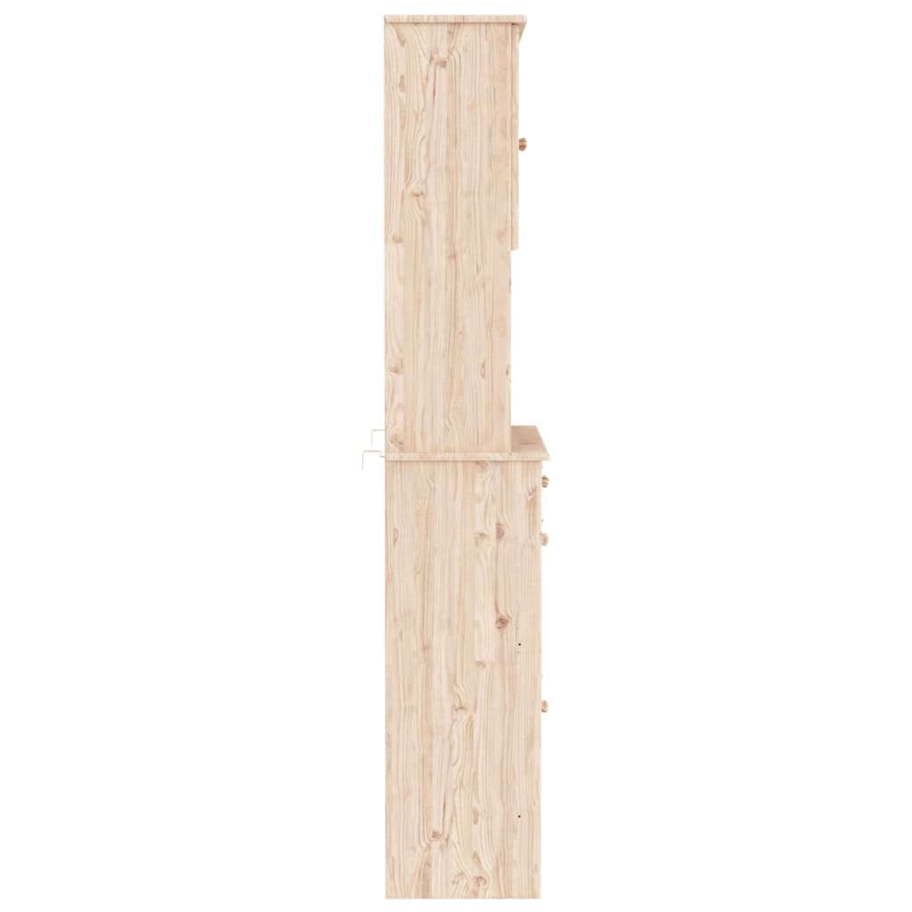 Vidaxl Sideboard Alta, 77X35X188 Cm, Light Pine Wood
