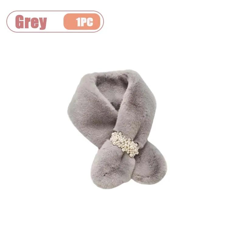 

Women Winter Faux Rabbit Fur Scarf Soft Warm Neck Warmer Cozy Collar Elegant Neck Shawl For Autumn Winter Fashion Accessory