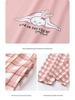 Women's Summer Cotton Pajamas: Short Sleeve Top & Long Pants, Stylish, Casual, Loose Fit, Plus Size, Outdoor-Friendly Loungewear