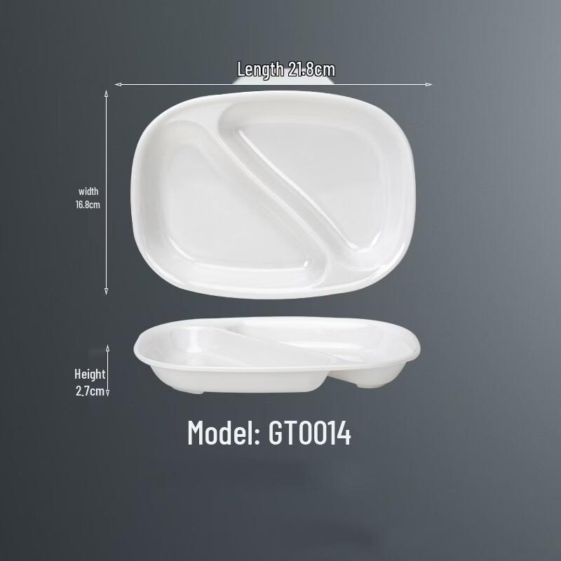 Abay Melamine Rectangular Dining Tray Set