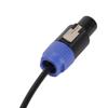 Speaker Cable, Elastic Portable Speakon Speaker Cable, Male To Female 4 Core Plug Ohm Head Speakon Cable, Speaker Connection Wire for Speaker