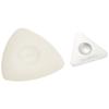 Clover Triangular Chaco White 24-002