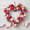 Heart Shaped Wreath Festive Mother'S Day Decoration Tulip Wreath Elegant Home Decoration For Party Decoration Front Door Bedroom