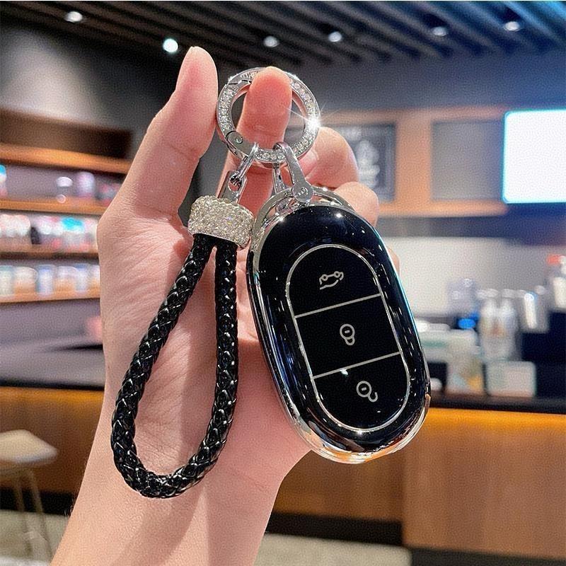 Tpu Car Key Case For Saic Im Zhiji Ls6 L6 Ls7 Accessories Keychain Remote Cover Shell Ring Holder Fob Housing