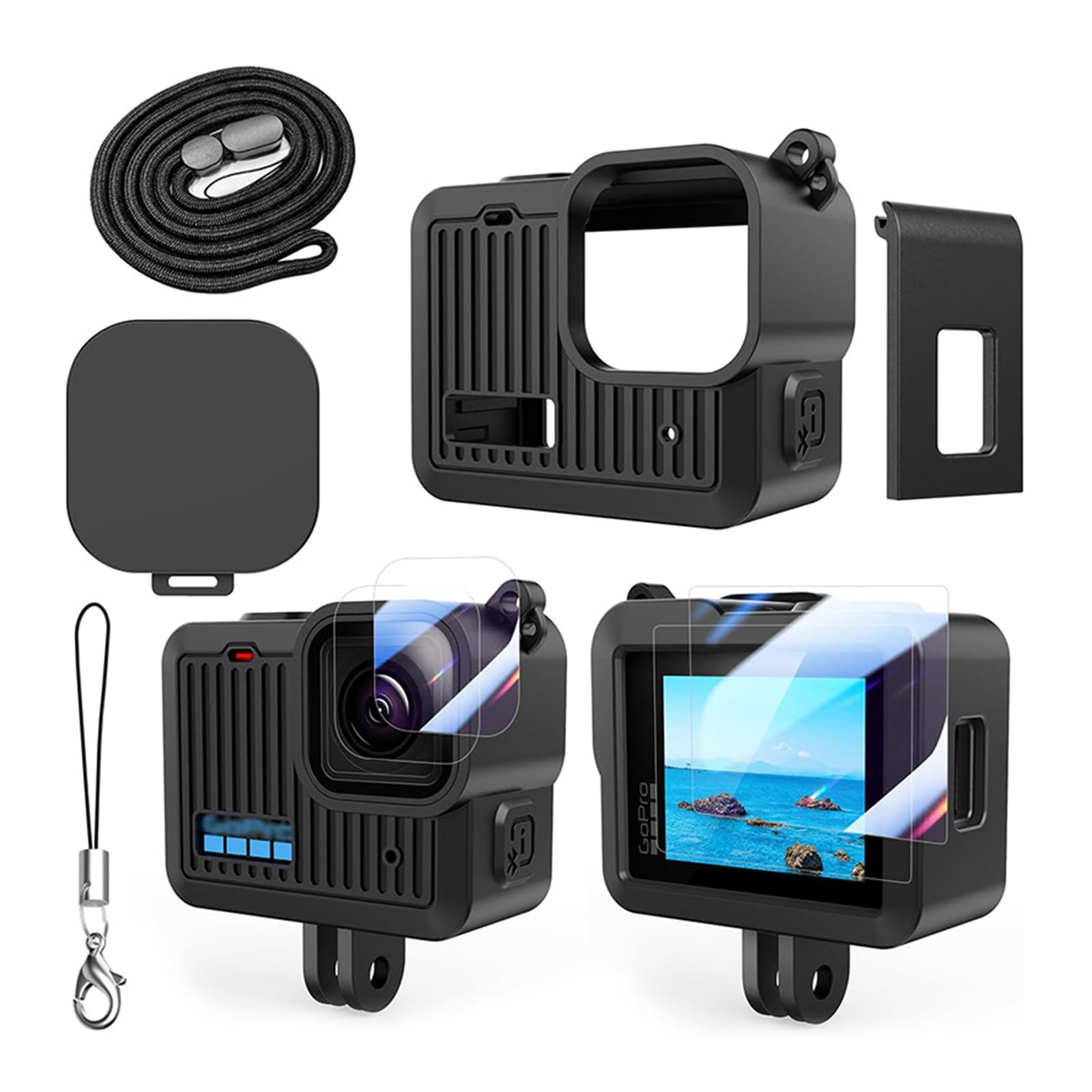 

Silicone Sleeve Rubber Case for Go Pro Hero
