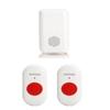 Wireless Emergency Call Button for Elderly - Home Doorbell with Flashing Light & Vibration Alert