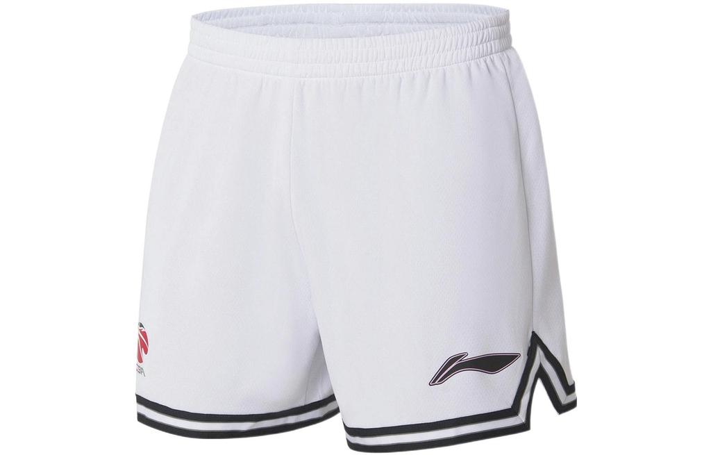 Li Ning CBA Basketball Shorts Men's White AAPS143-1