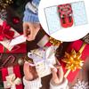 Christmas Gift Card Booklet Party Favors Xmas Decoration, Gifts DIY Decorative Holiday for Friends