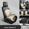 26-Model ShanHai T2 Perforated Leather Car Seat Cushion, All-Season Fit