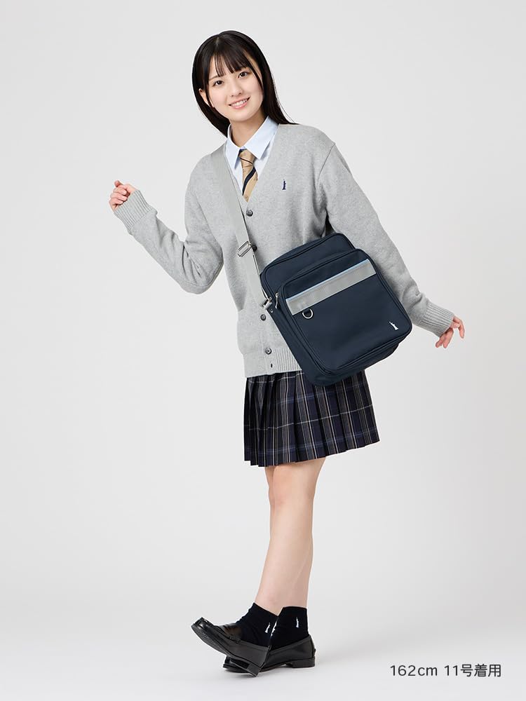 EASTBOY Shoulder Nylon Bag 209079 Navy x Sax 3 Free Size Women School Bag (585)