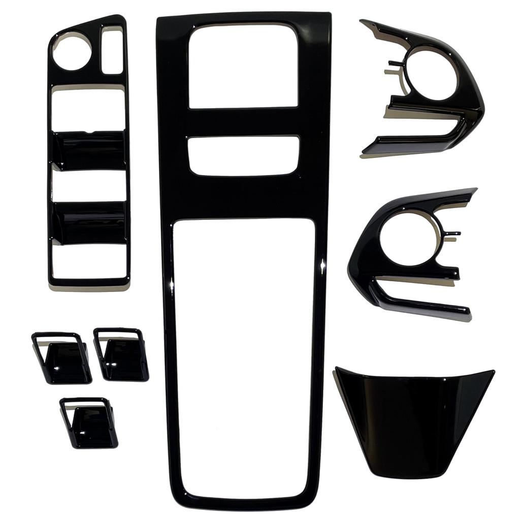 Flatland Harrier 80 Series Accessories Interior Custom Parts Shift Steering and Power Window Switch Cover Set Door and Steering Piano Panel, Panel,