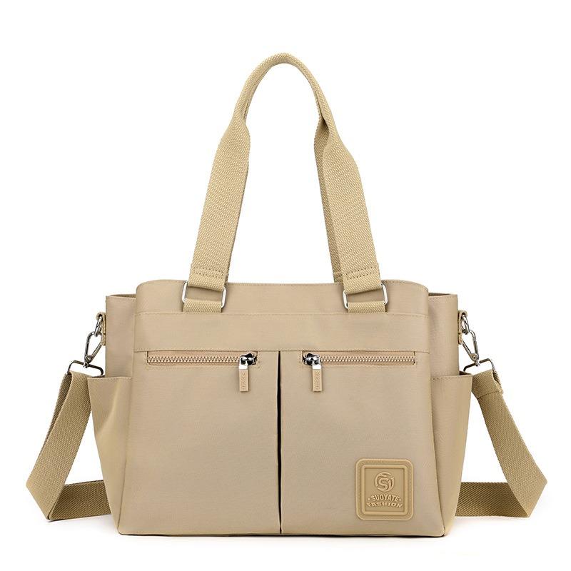 Women's Bag Large Capacity Casual Women's Handbag Simple Nylon Women's Shoulder Bag Tote Mother Bag