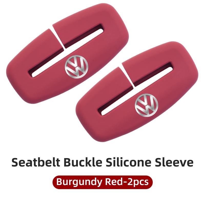 Car Seatbelt Buckle Cover Silicone Anti-scratch Protector Safety Belt Buckle Guard For VW Scirocco Jetta Beetle Golf Polo Touran 46YHS