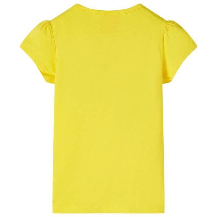 T-shirt pour enfants jaune 92/104/116/128/140